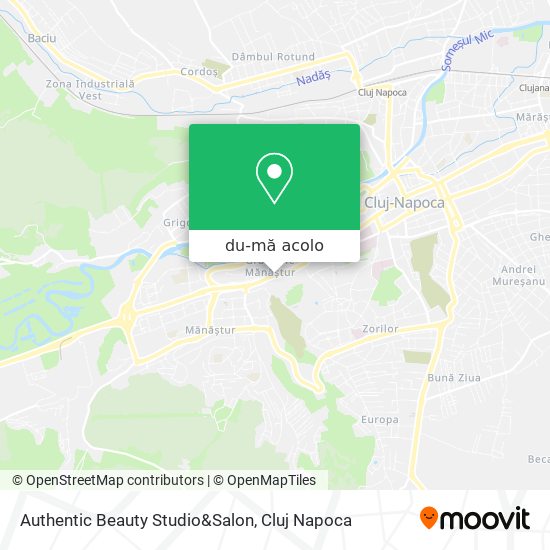Hartă Authentic Beauty Studio&Salon