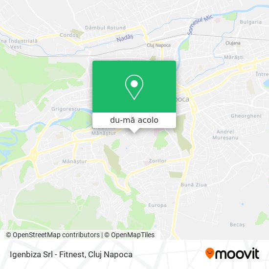 Hartă Igenbiza Srl - Fitnest