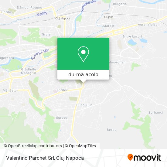Hartă Valentino Parchet Srl