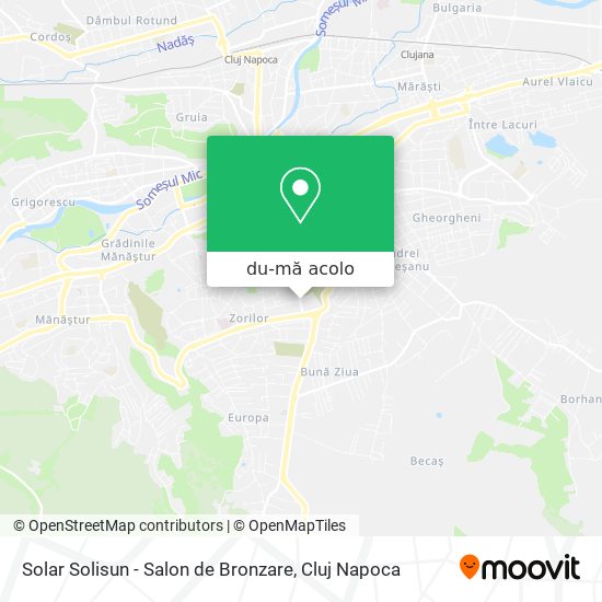 Hartă Solar Solisun - Salon de Bronzare