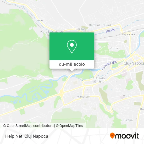 Hartă Help Net