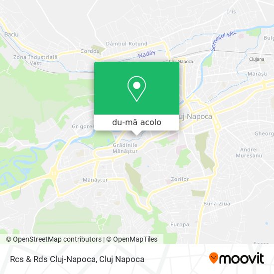 Hartă Rcs & Rds Cluj-Napoca