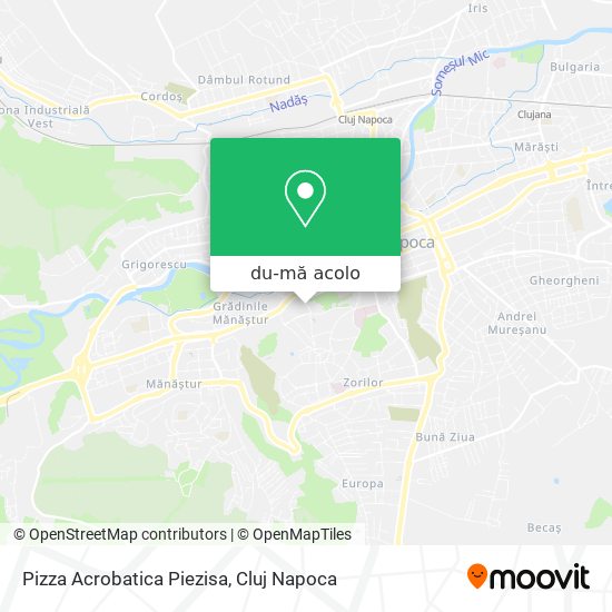 Hartă Pizza Acrobatica Piezisa