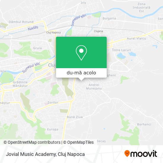 Hartă Jovial Music Academy