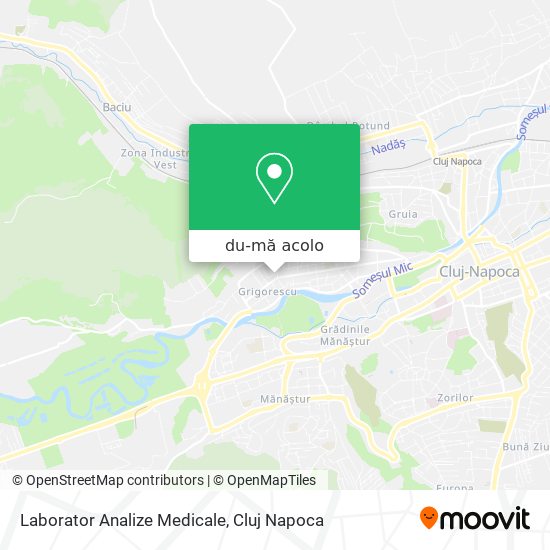 Hartă Laborator Analize Medicale
