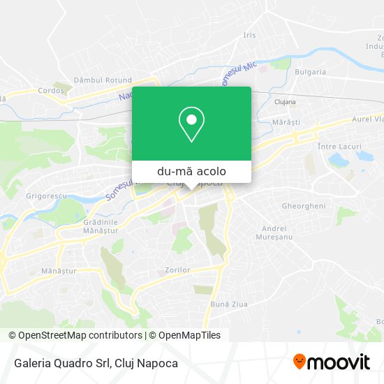 Hartă Galeria Quadro Srl
