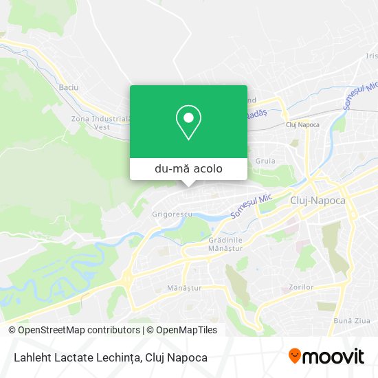 Hartă Lahleht Lactate Lechința