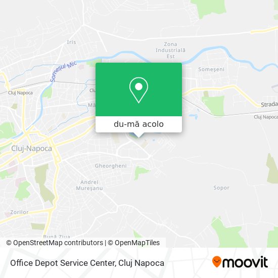 Hartă Office Depot Service Center