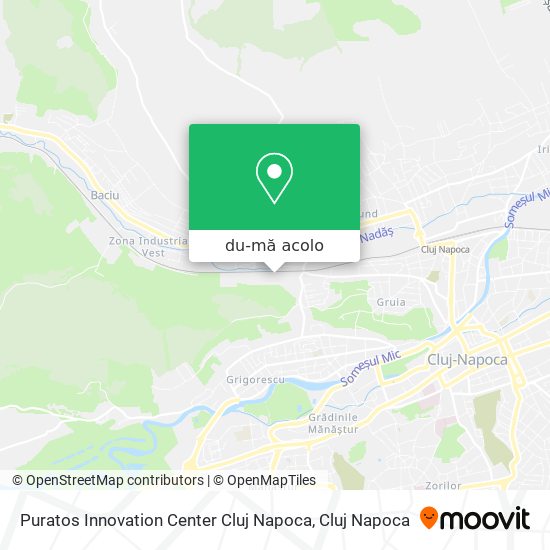 Hartă Puratos Innovation Center Cluj Napoca