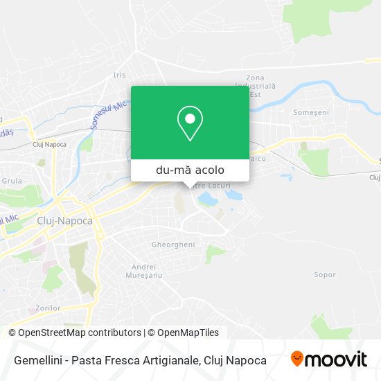 Hartă Gemellini - Pasta Fresca Artigianale