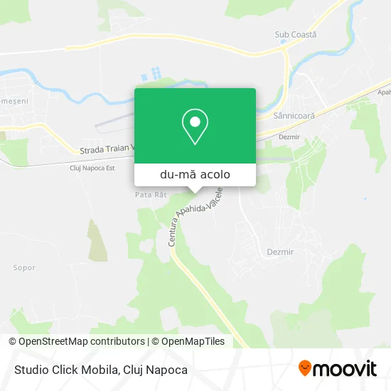 Hartă Studio Click Mobila
