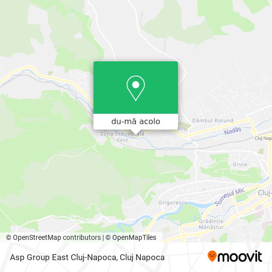 Hartă Asp Group East Cluj-Napoca