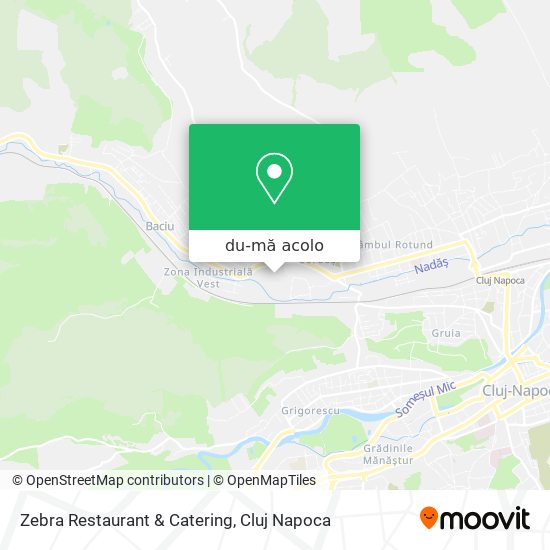 Hartă Zebra Restaurant & Catering