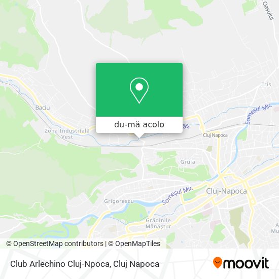Hartă Club Arlechino Cluj-Npoca