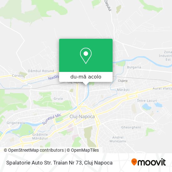 Hartă Spalatorie Auto Str. Traian Nr 73