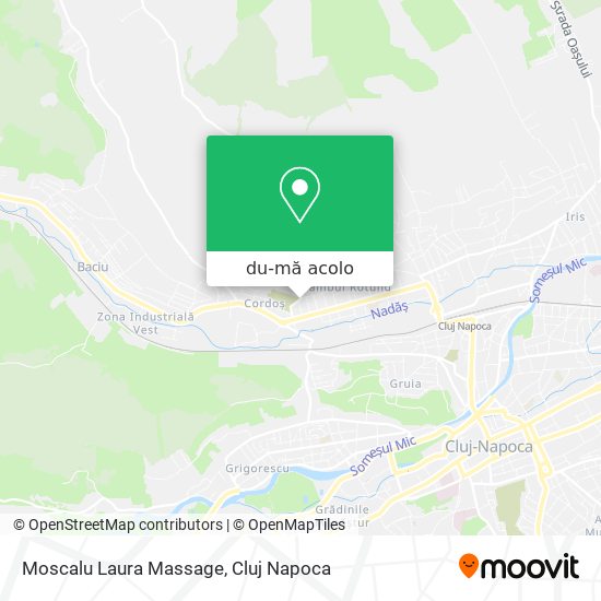 Hartă Moscalu Laura Massage
