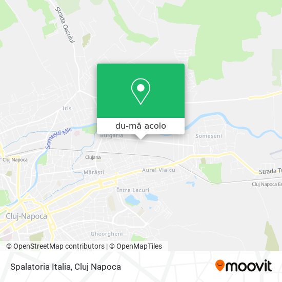 Hartă Spalatoria Italia
