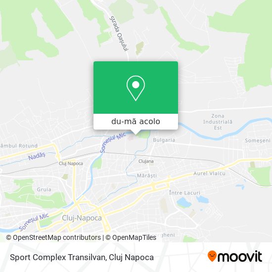 Hartă Sport Complex Transilvan