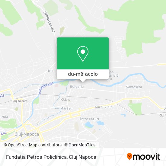 Hartă Fundația Petros Policlinica