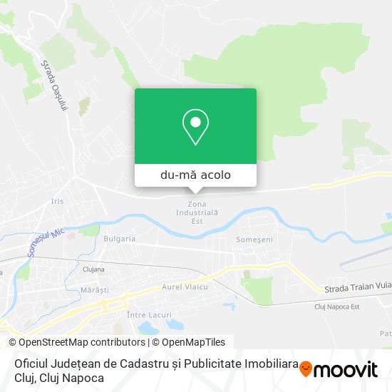 Hartă Oficiul Județean de Cadastru și Publicitate Imobiliara Cluj