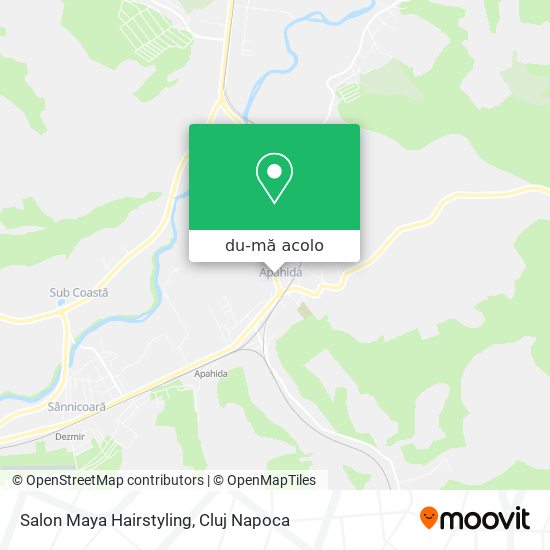 Hartă Salon Maya Hairstyling