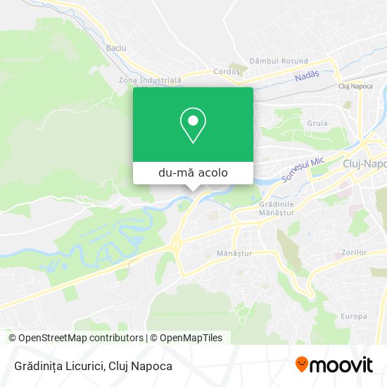 Hartă Grădinița Licurici