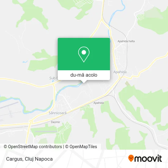 Hartă Cargus
