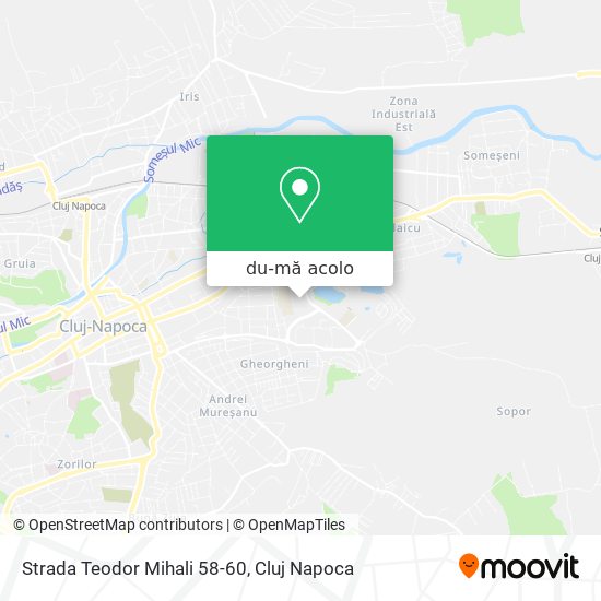 Hartă Strada Teodor Mihali 58-60