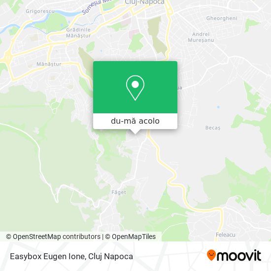Hartă Easybox Eugen Ione