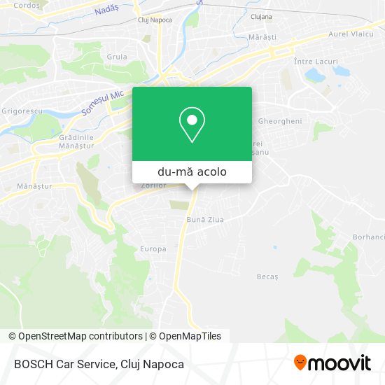 Hartă BOSCH Car Service