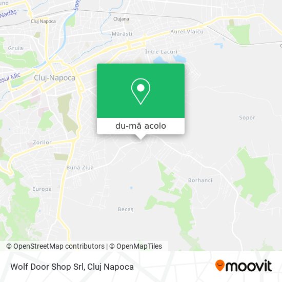 Hartă Wolf Door Shop Srl