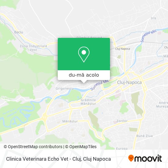 Hartă Clinica Veterinara Echo Vet - Cluj