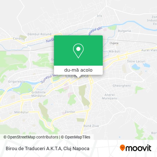 Hartă Birou de Traduceri A.K.T.A