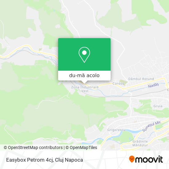 Hartă Easybox Petrom 4cj