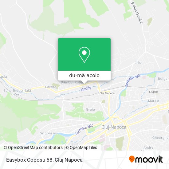 Hartă Easybox Coposu 58