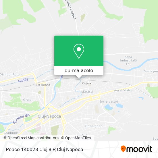 Hartă Pepco 140028 Cluj 8 P