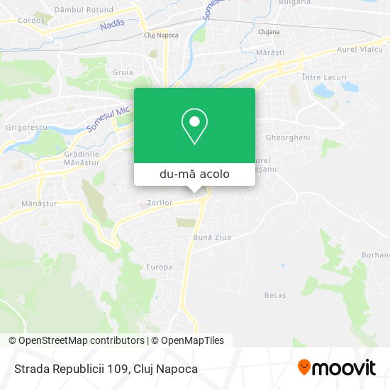 Hartă Strada Republicii 109