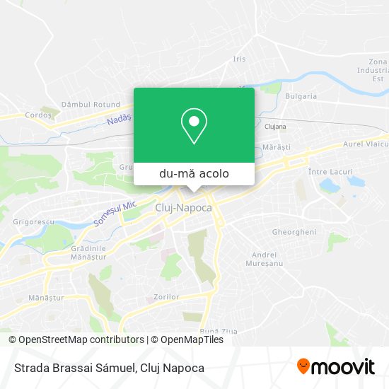 Hartă Strada Brassai Sámuel