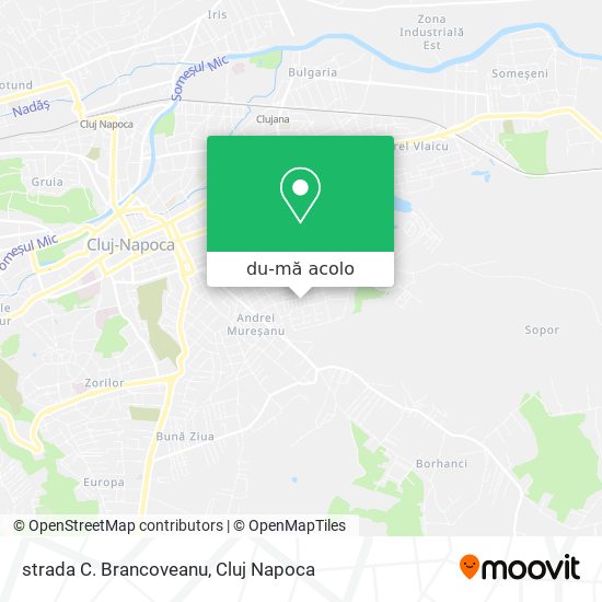 Hartă strada C. Brancoveanu