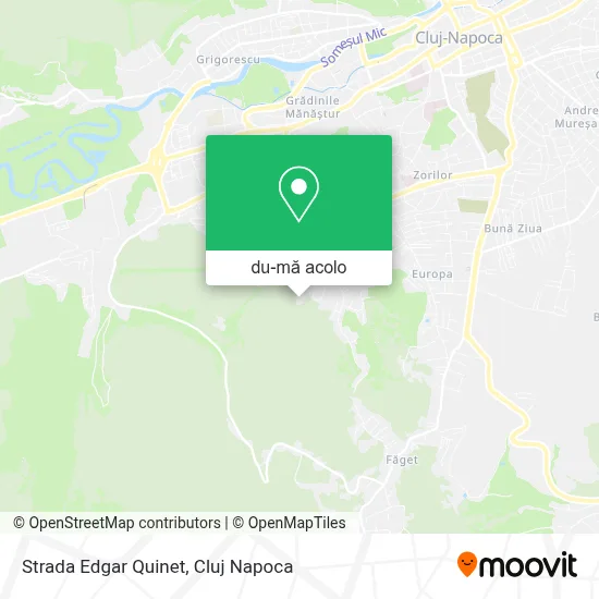Hartă Strada Edgar Quinet