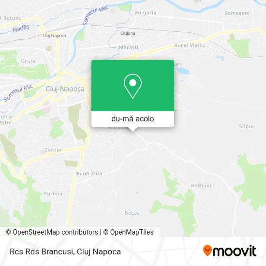 Hartă Rcs Rds Brancusi