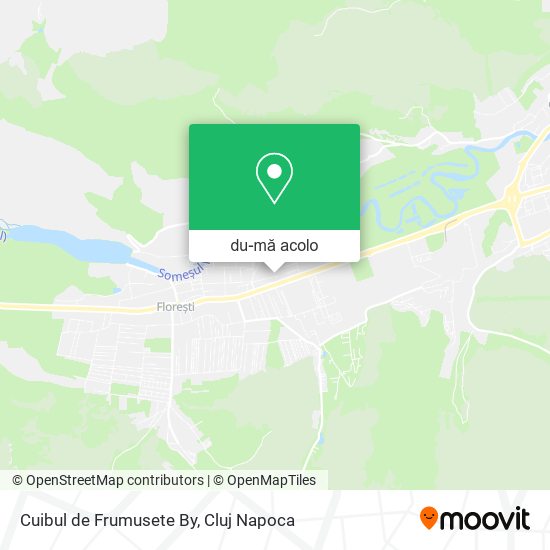 Hartă Cuibul de Frumusete By