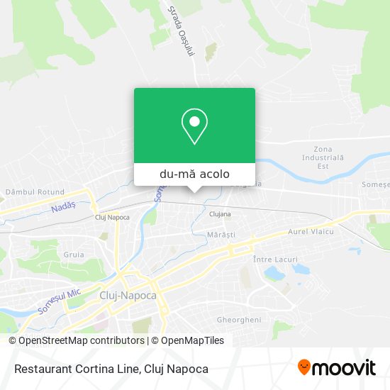 Hartă Restaurant Cortina Line