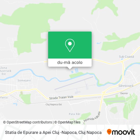 Hartă Statia de Epurare a Apei Cluj -Napoca