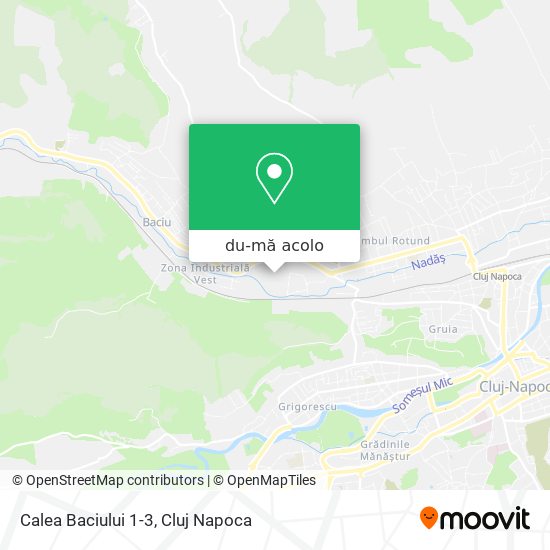 Hartă Calea Baciului 1-3