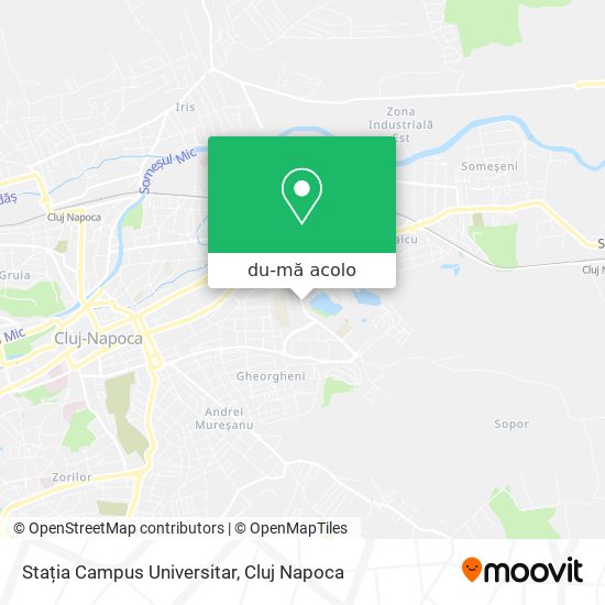Hartă Stația Campus Universitar