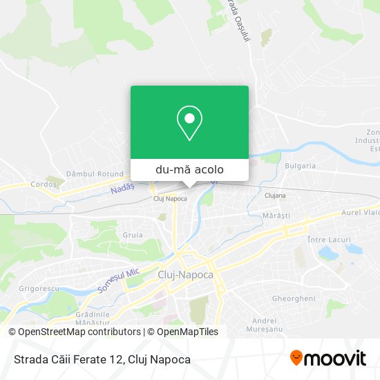Hartă Strada Căii Ferate 12