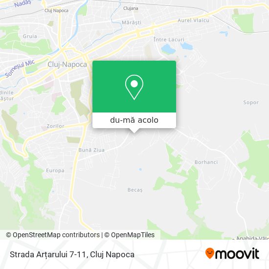 Hartă Strada Arțarului 7-11