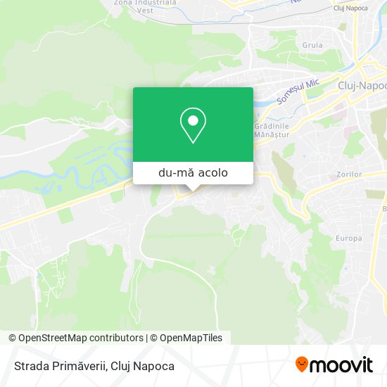 Hartă Strada Primăverii