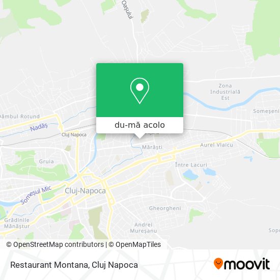 Hartă Restaurant Montana